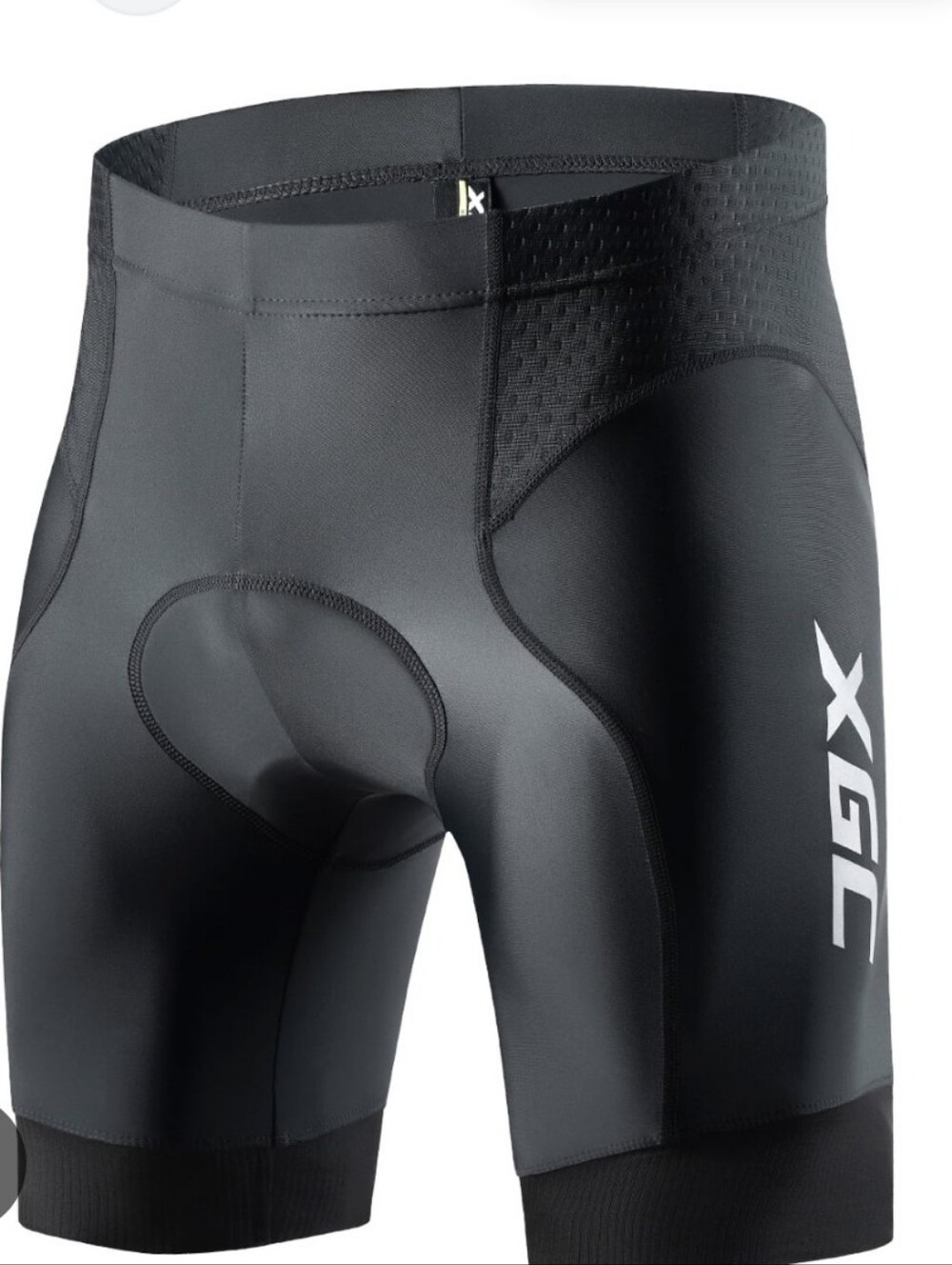 XGC Padded Cycling Shorts Mens Size XL Black Bike Compression Spandex Synthetic
